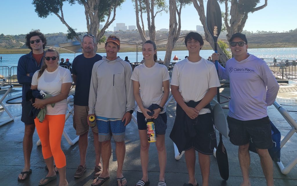 Ventura Canoe & Kayak Club members at the Off Da Couch race in Newport Beach