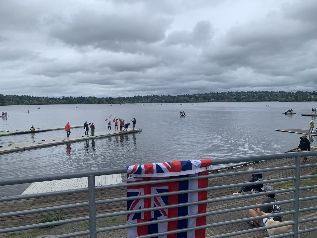 View of Nationals race course from Aqua Theater